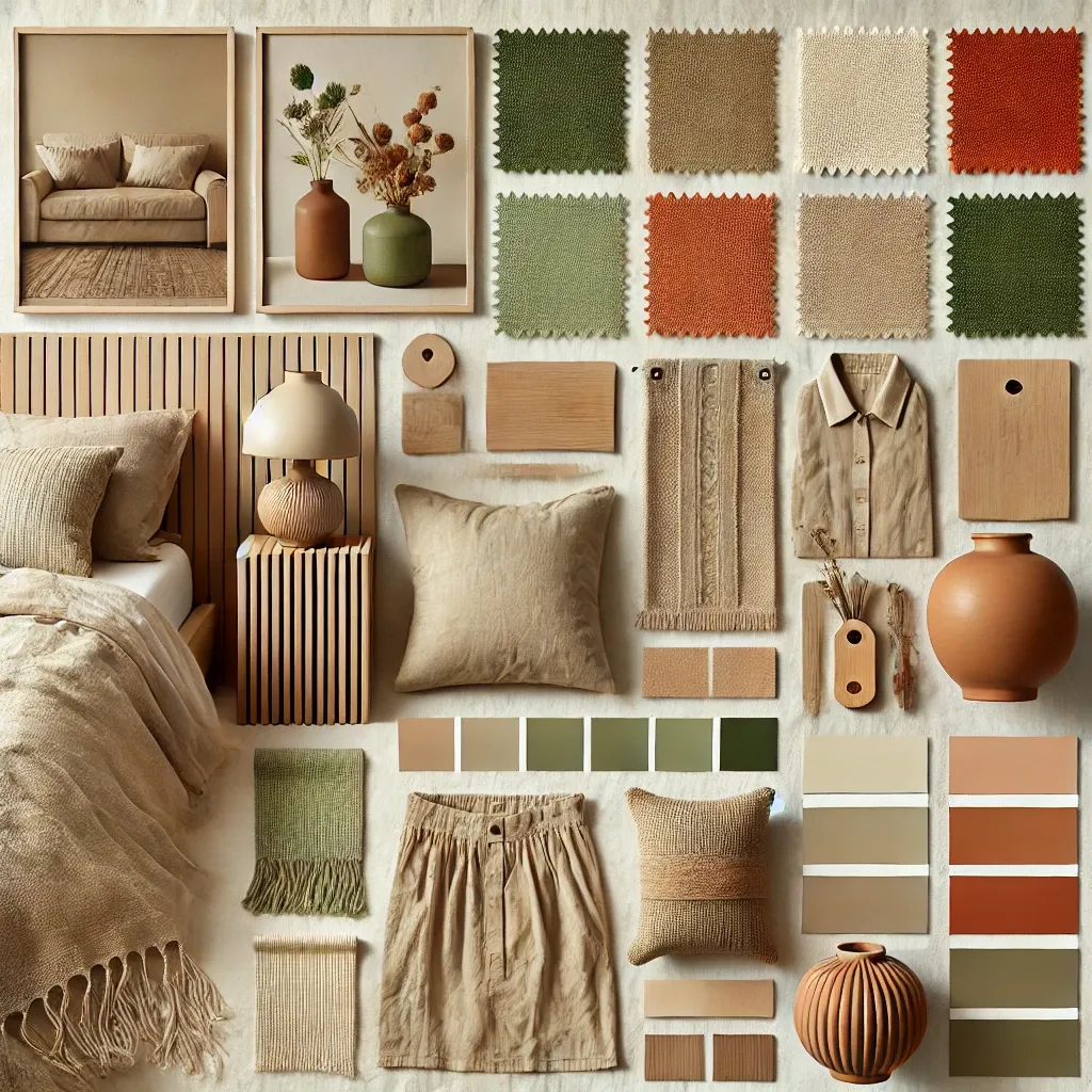 Palette couleurs apaisantes pour chambre cocooning